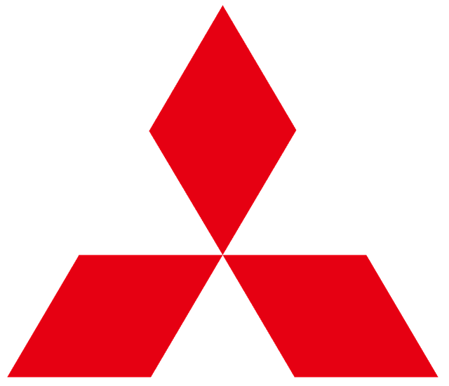 Marcas de coches - Logo de Mitsubishi